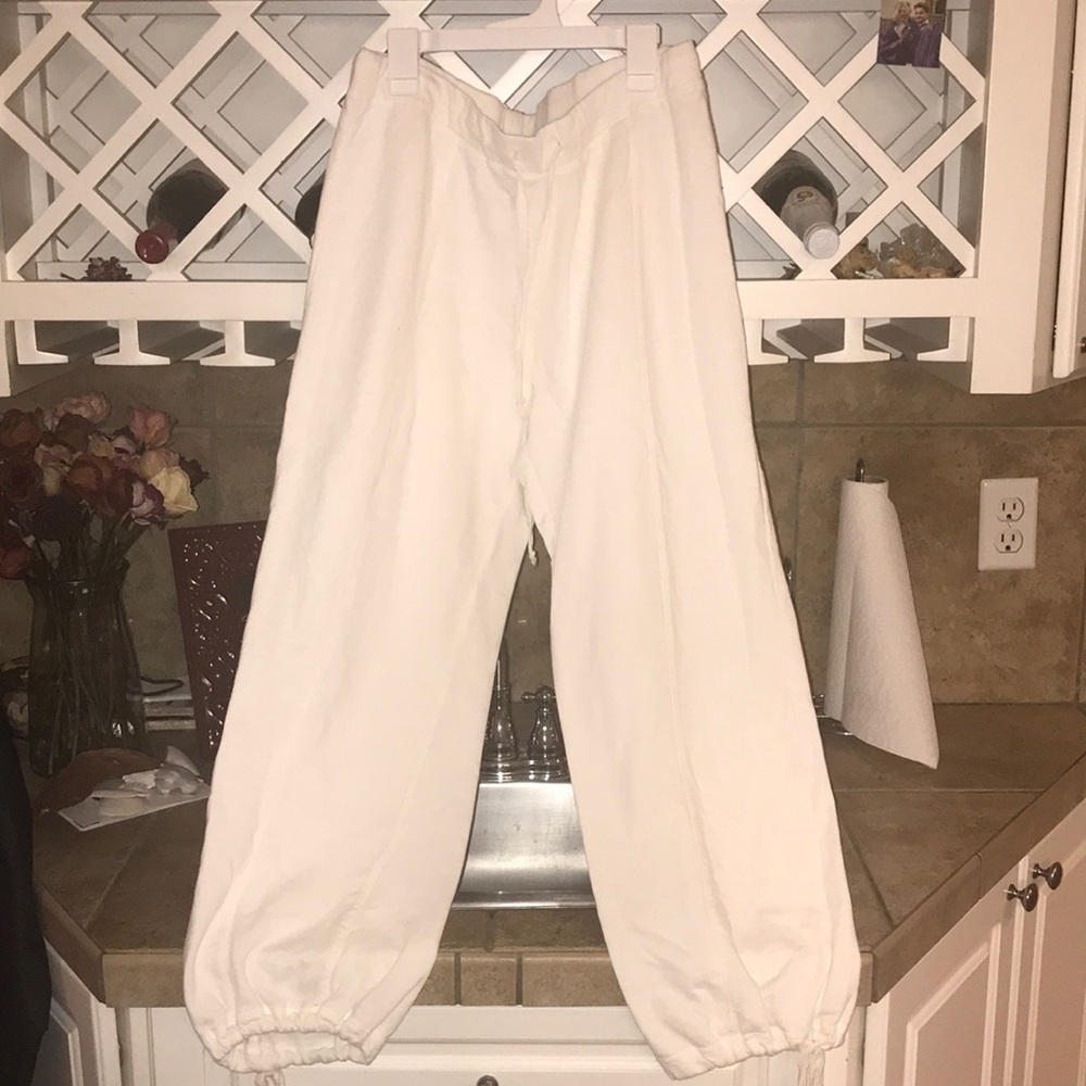 White Stretchy Pants
